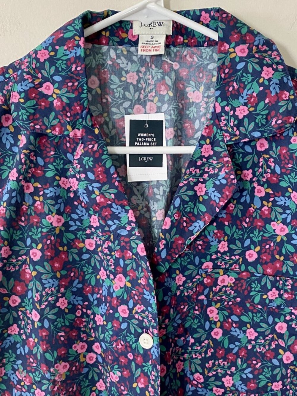 J. Crew Printed Woven Pajama Set NWT - Picture 8 of 11
